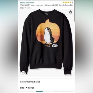 Men’s XL Porg Star Wars Sweater